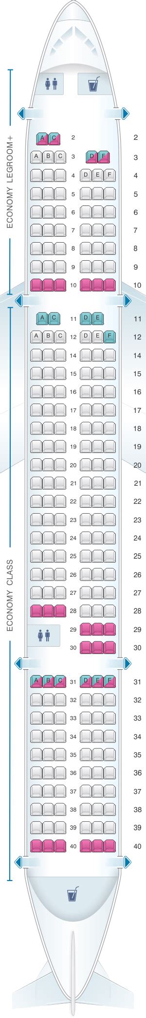 Seat Map Allegiant Air Boeing B757 200 Seatmaestro