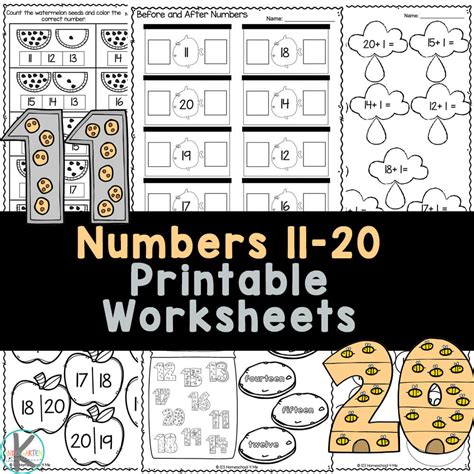 Free Trace The Numbers 11 20 Worksheets For Kids Free Printable