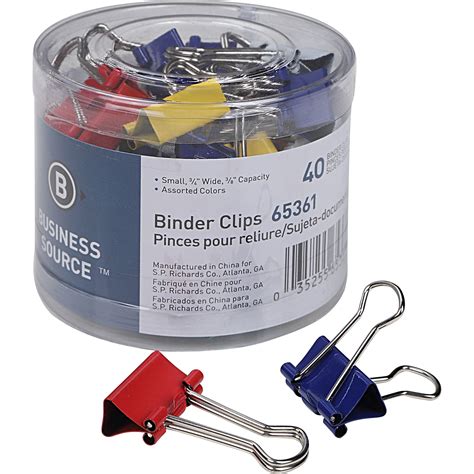 Business Source Binder Clip Madill The Office Company
