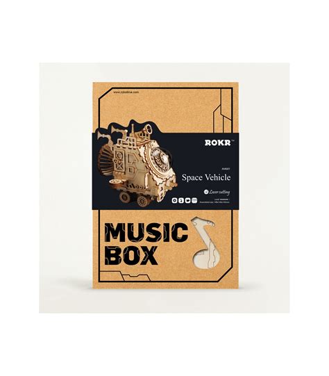 Robototime wholesale diy music box 3d wooden puzzle creative gift assambled craft amd53. ROKR 3D Puzzle Space Vehicle Music Box Wooden Building Toy ...