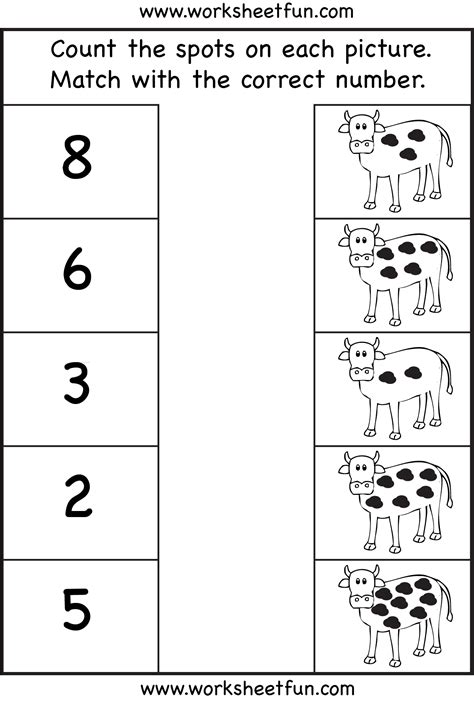 Printable Number Activities For Preschoolers