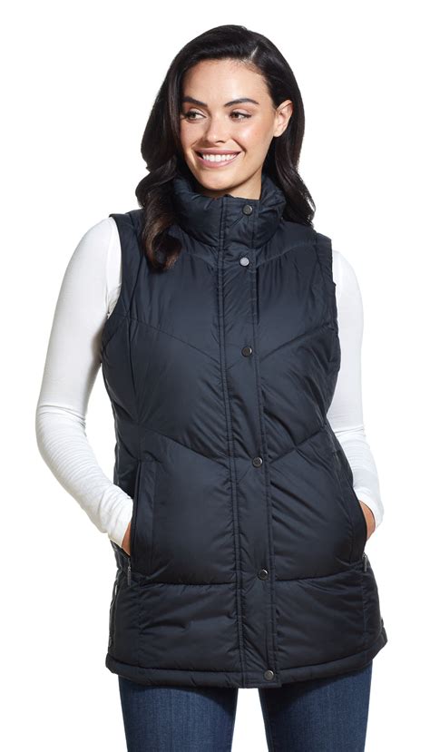 Long Puffer Vest F20120 Weatherproof Garment