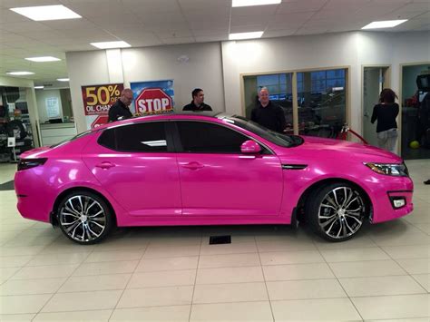 This Flashy Pink 2015 Kia Optima Lx Instantly Caught My Attention I
