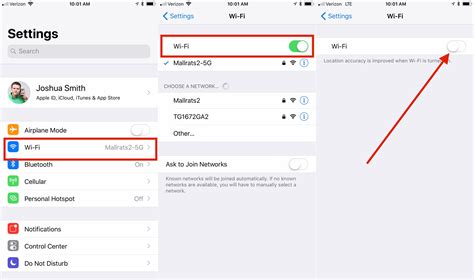 How To Turn Iphone Wifi Off On Ios 11