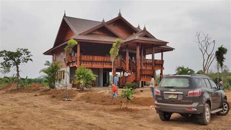 Schon immer war ich begeistert von thai häusern, mit hohem, steilem dach und grosszügiger terrasse. ThaiLanna Home, kaufen Sie Ihr eigenes Haus aus Teakholz ...