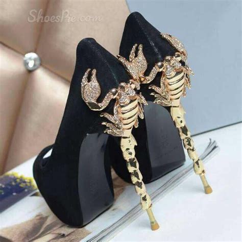 Shoes Black Gold Gold Stilettos Heels Black Shoes Black And Gold