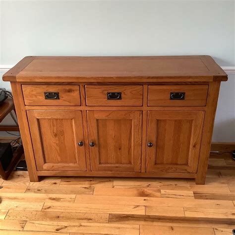 Solid Wood Sideboard Cabinet New Reduced Price In Long Eaton