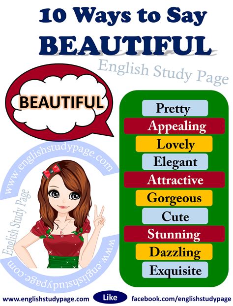 1O Ways To Say ” BEAUTIFUL” in English