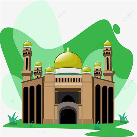 Mosque Dome Clipart Transparent Background Mosque 2d Animation With