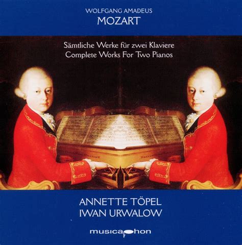 Mozart Wolfgang Amadeus Complete Works For Two Pianos Music