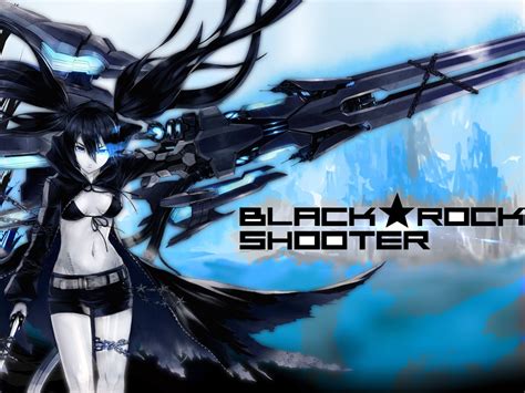 Black Rock Shooter Anime Girls Anime Strength Black
