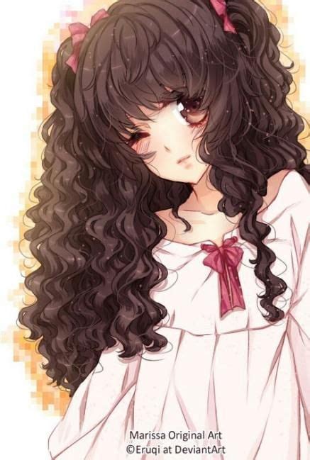 Trendy Hair Curly Drawing Anime Girls Ideas Anime Curly Hair Curly