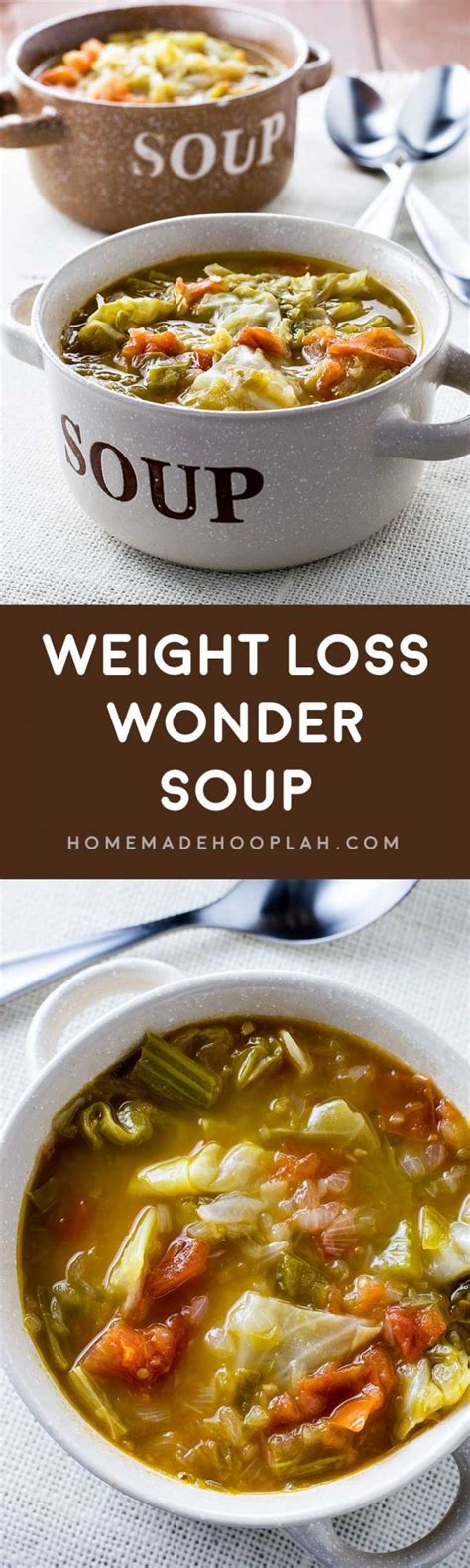 Weight Loss Wonder Soup Homemade Hooplah