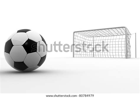 Soccer Ball Goal Post Stock Illustration 80784979 Shutterstock