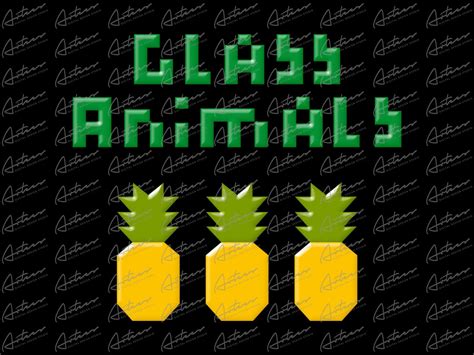 Glass Animals Pineapple Png Download Etsy