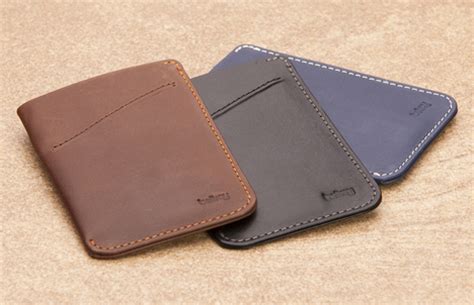 Rather than bulging pockets and bulky design, bellroy leather wallets are more efficient, have better access. Bellroy's Minimalist Card Sleeve Wallet - Core77