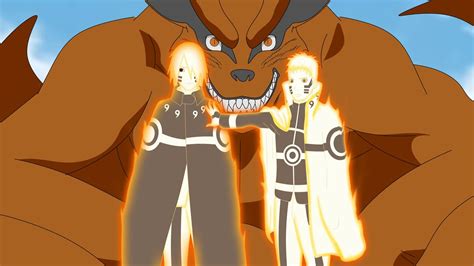 Naruto Compartilha O Chakra Da Kurama Com Sasuke Boruto Youtube