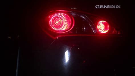 Genesis Coupe Angel Eye Tail Lights Youtube