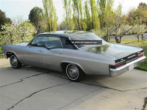 1966 Chevrolet Impala Black Gray Base Hardtop 4 Door 5 3l