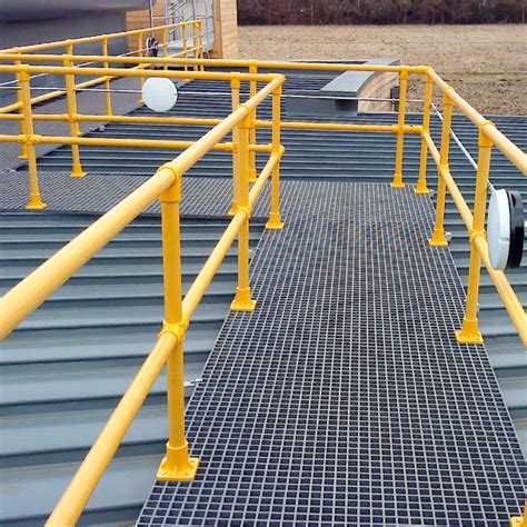 Grp Modular Round Handrail For Segregation And Guarding Evergrip