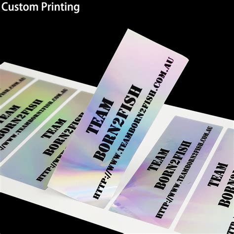 Some of the four main pieces of information a food label will contain are the expiration date label, ingredients list, nutrition facts, and daily value. Custom waterproof holographic Brand sealing Label Sticker