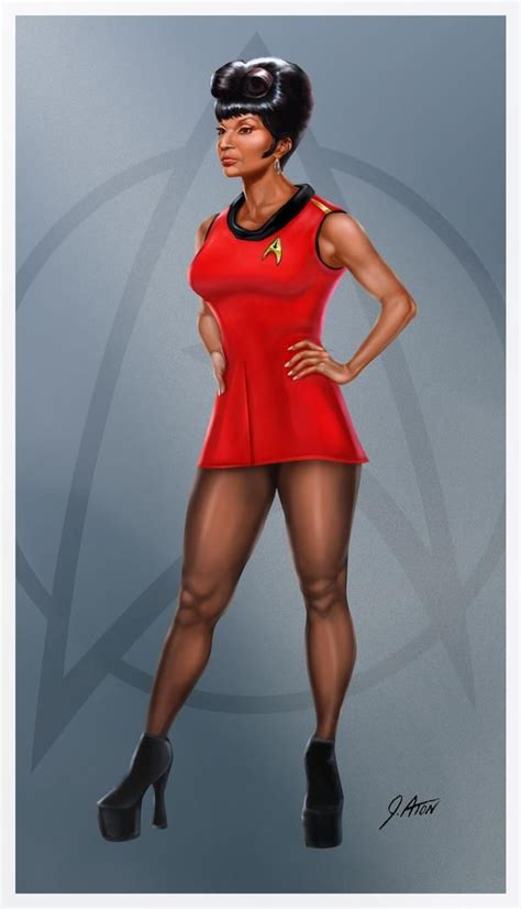 Lieutenant Uhura By Artzine20 On Deviantart Star Trek Art Star Trek