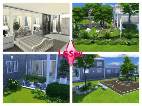 Lcsims Waterfall Paradise Estate No Cc Interior And Exterior Angles