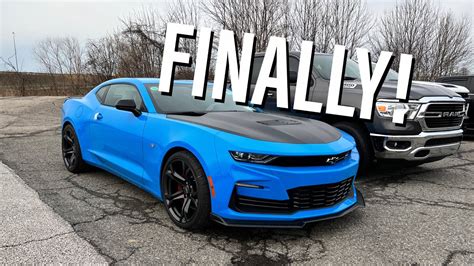 Finally I Just Picked Up My 2022 2ss 1le Rapid Blue Camaro Youtube