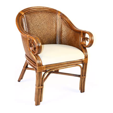 They feature solid arms and comfortable backrests. Hospitality Rattan Sunset Reef Indoor Rattan & Wicker Club ...