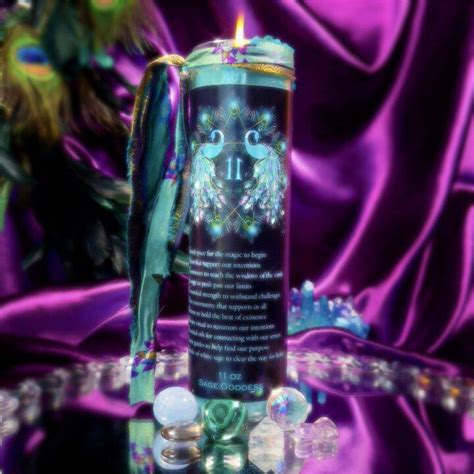Sage Goddess 11 Blessings Intention Candle With Magical Surprise Inside