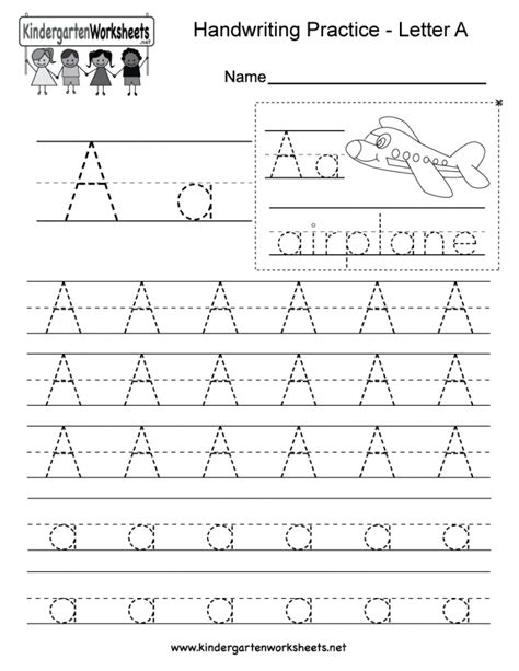 Writing The Letter A Worksheets 99worksheets