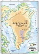 Greenland Physical Wall Map by GraphiOgre - MapSales