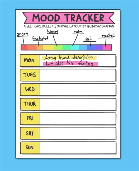Bullet Journal Mood Tracker A Mental Health Therapist S Take
