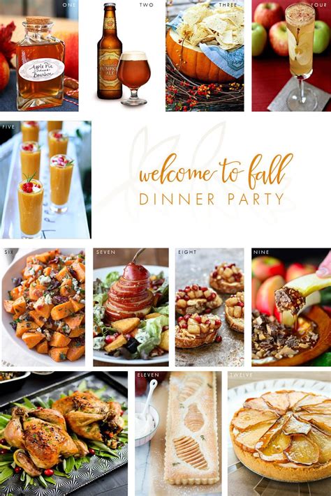 You not only have to make it taste delicious, but present it so. Welcome to Fall Dinner Party: The Perfect Menu ...