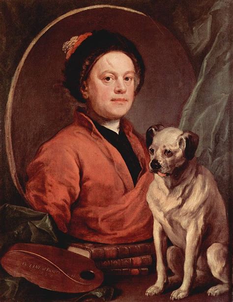 William Hogarth With His Pug Trump In 1745 Pintura Perro Historia