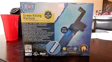 Aa Green Killing Machine 9w Uv Sterilizer Review Part 1 Youtube