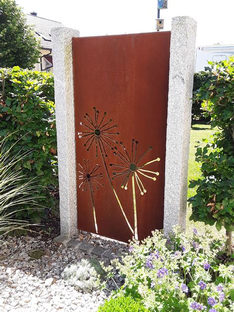 Hochwertig und designorientierte produkte aus metall und holz für. Sichtschutz für den Garten aus Corten Stahl, Rost & in ...