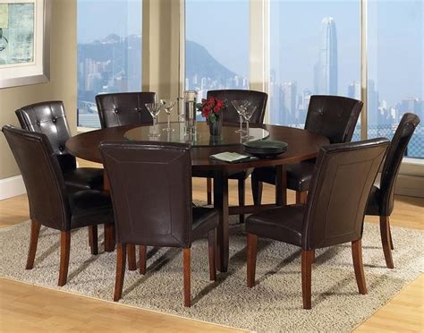 Our dining table comfortably seats 8 people but in a pinch can seat 10. 20 Best Ideas 8 Seater Round Dining Table and Chairs ...