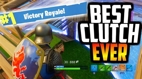 Best Clutch In Fortnite History New Map Update Youtube