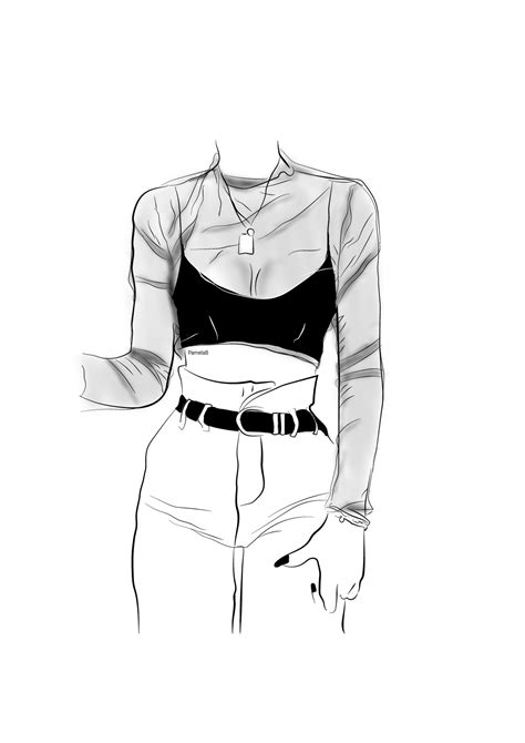 Aesthetic Tumblr Body Drawings