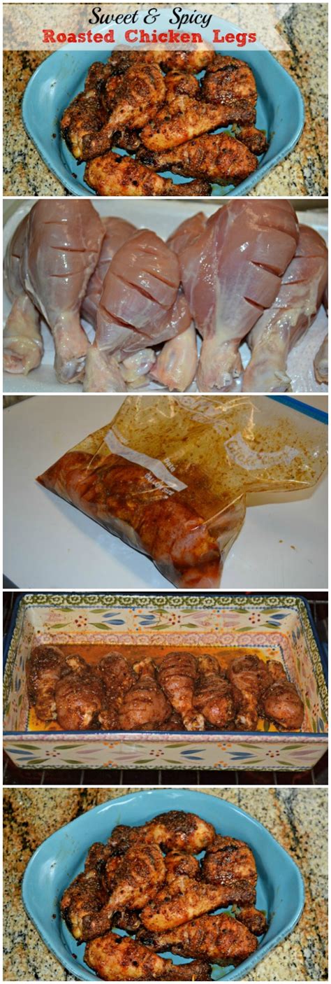 Sweet And Spicy Roasted Chicken Legs Mrs Happy Homemaker