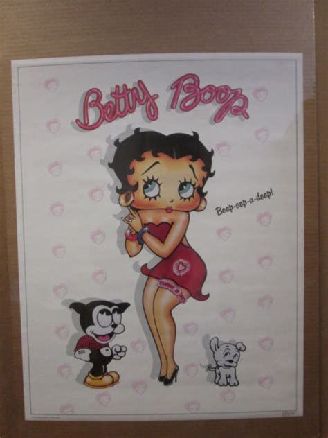 Vintage 1986 Betty Boop Original Cartoon Poster 9026 Ebay