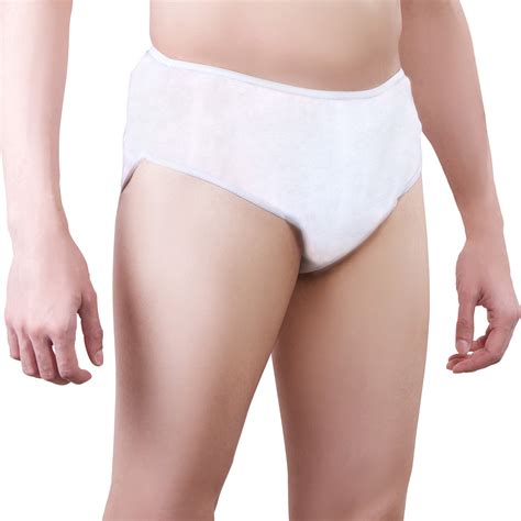Buy One Wearmens Disposable Underwear 5 Pack Super Soft Throw Away Paper Disposable Pants