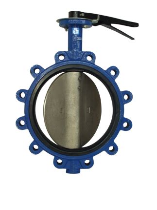 Rubber Seated Lug Type Butterfly Valves For Connection PN 10 16