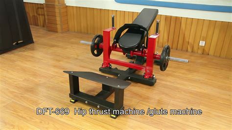 Dft Commercial Hip Thrust Machine Glute Machine Gym Equipment Buy Hip