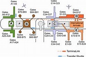 Airport Houston Map Terminal