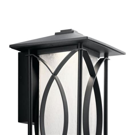 Kichler Ashbern 1275 In H Textured Black Led Outdoor Wall Light In The