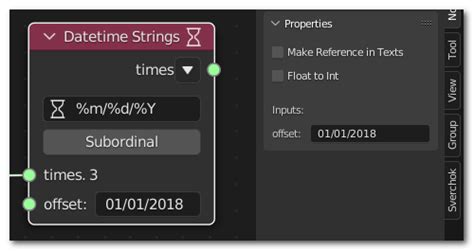 Datetime Strings — Sverchok 1 2 0 Documentation