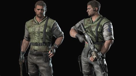 Chris Redfield Dbd Outfit Include 3rd Person Addon At Resident Evil