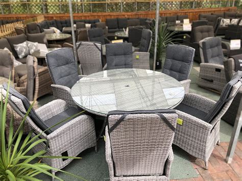 There's the seat portion of the chair (upper illustration below) and then the base (lower illustration below). Silver Grey Rattan Dining Set + 6 Reclining Garden Chairs UK